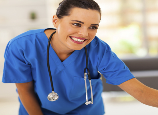 Picture of nurse smiling